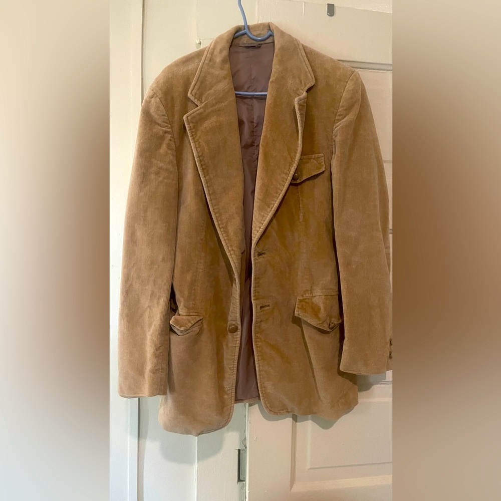 Corduroy jacket by Envoy.  R 38 .  Dry clean only.  Good condition